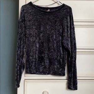 FREE PEOPLE Velour Top